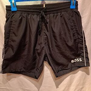 BOSS Black Athletic Shorts